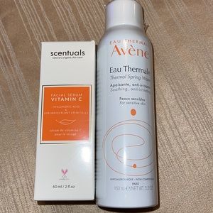 Sensuals vitamin C facial serum/AVENE thermal spring water for your face